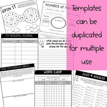 Holiday Homework | Learning At Home Pack | Years 3-4 [Digital & Printable]