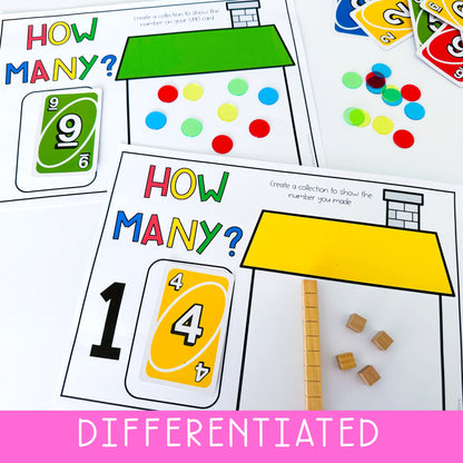 UNO Math Games - Kindergarten (Version 4)