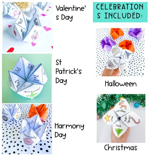 Multiplication Fluency Chatterboxes BUNDLE | Times Table | Holiday Math