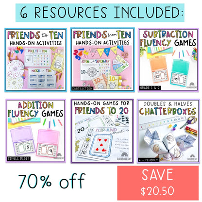 ⭐️ LIMITED OFFER⭐️  Maths Bundle for Kindy - Grade 2