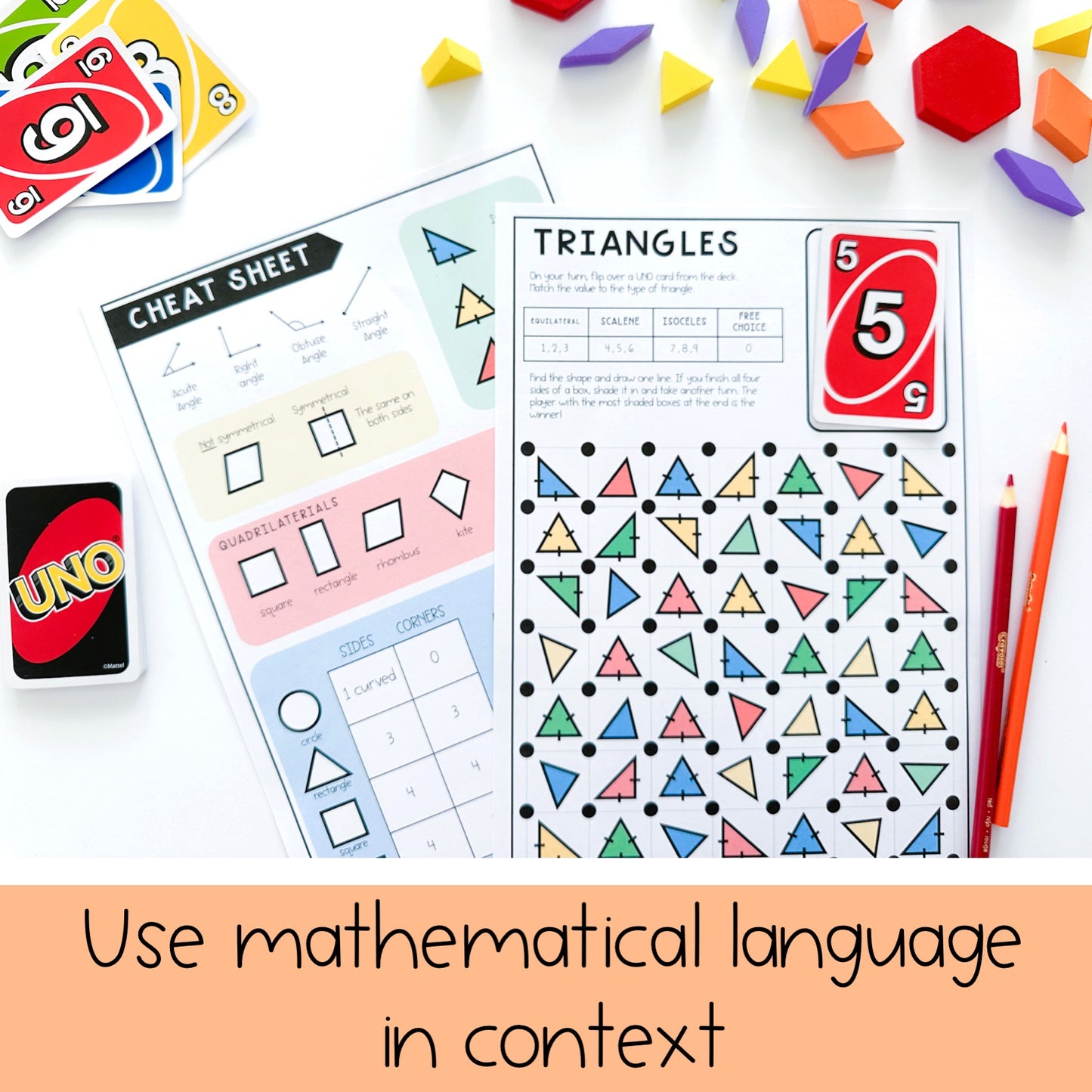 2D Shapes Dots and Boxes