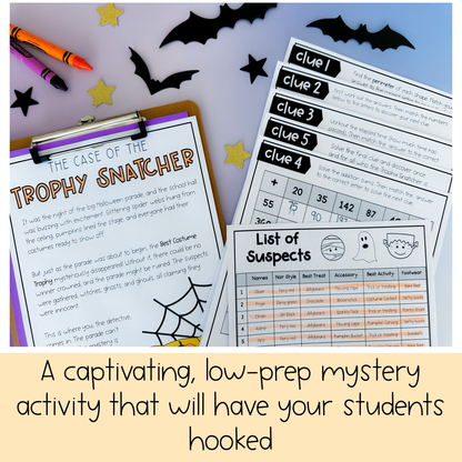 Halloween Bundle for Grades 3 - 6