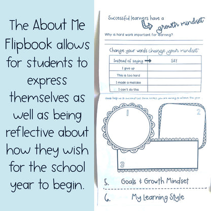 First Day Of School Flipbook BUNDLE | Back To School | Years 4-6 [Digital & Printable]