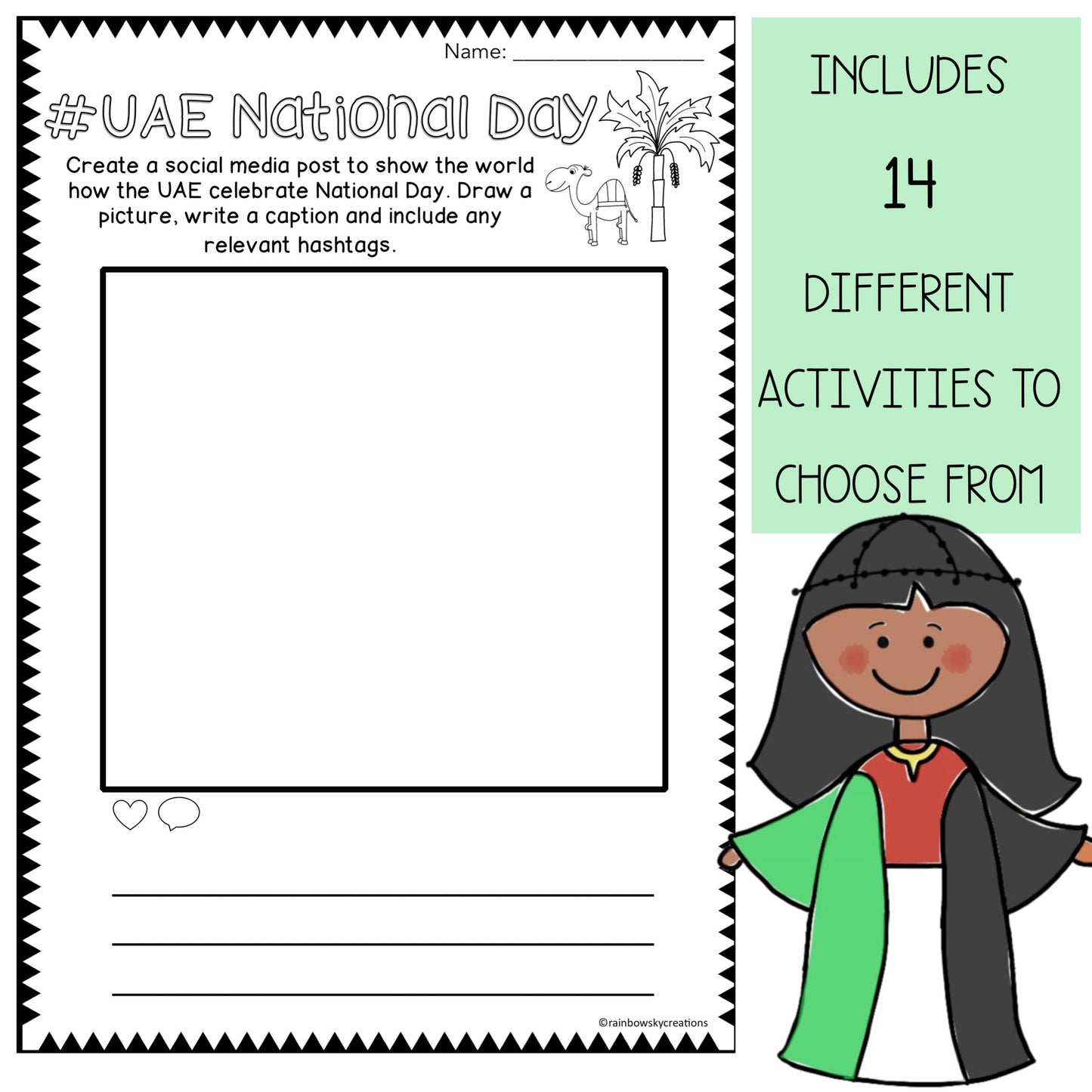 UAE National Day Pack | Grades 3-6