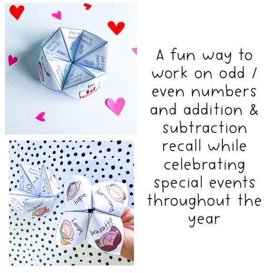 Addition & Subtraction Chatterboxes BUNDLE – Rainbow Sky Creations AU