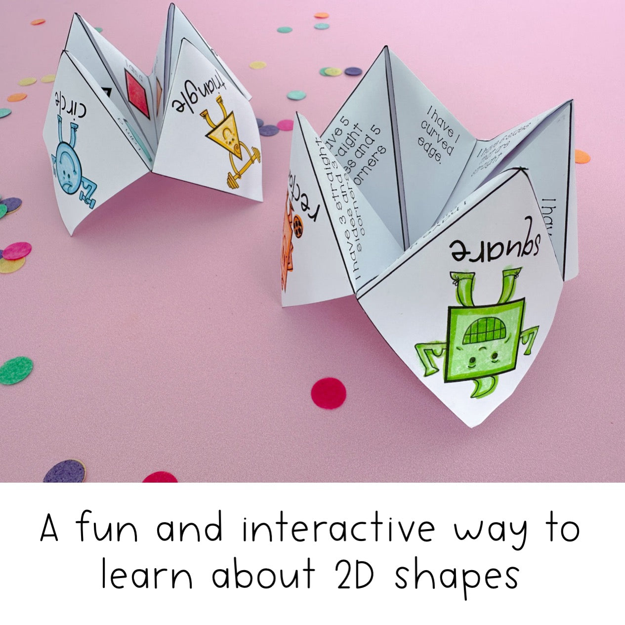 2D Shape Chatterbox | 2D Shape Revision Tool | Year 1 & 2