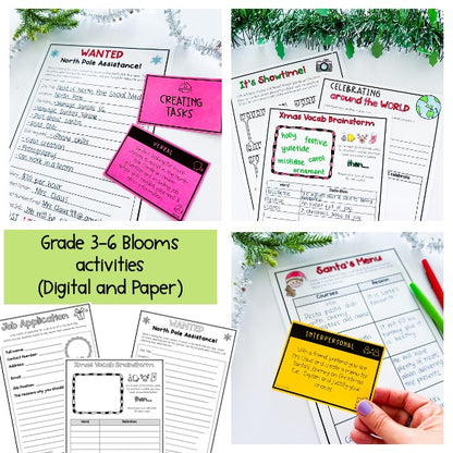 Christmas Activity BUNDLE | Kindergarten - Grade 6