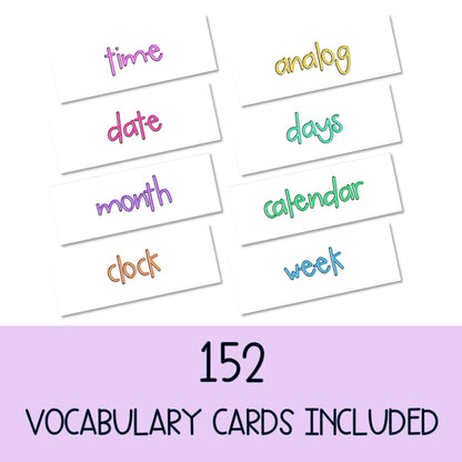 Math Vocabulary Cards | Maths Language | Australian Curriculum Aligned | Grade 1