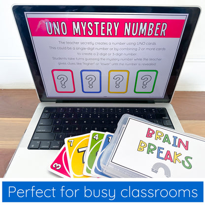 UNO Brain Break Cards