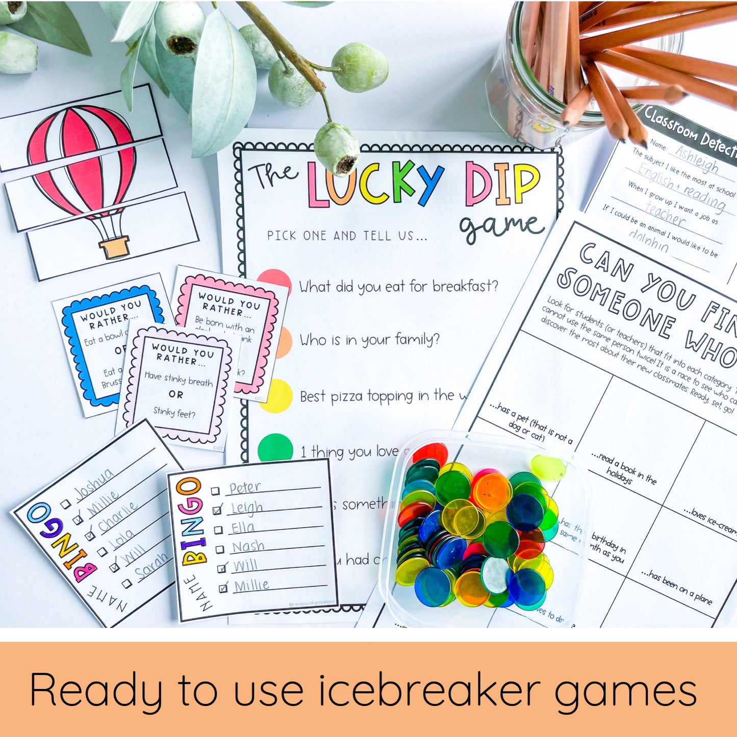 Australian Back to School BUNDLE Years 3-4 - First Day of School Activities