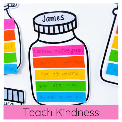 Compliment Jars Activity -  Compliment Kindness Craft