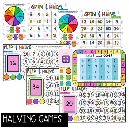 Doubling & Halving Games | Digital Maths Slides [Powerpoint Slides]