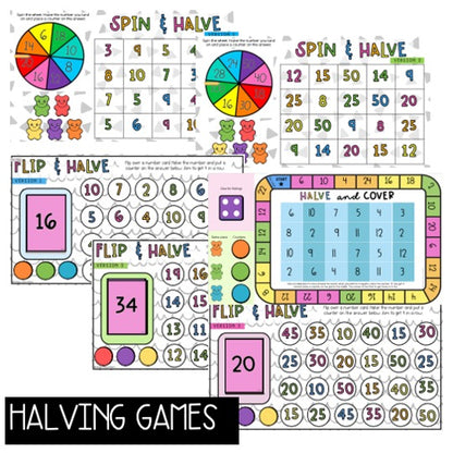 Doubling & Halving Games | Digital Maths Slides [Powerpoint Slides]