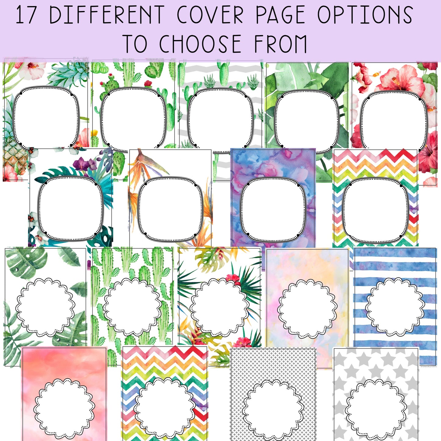 Editable Teacher Binder Covers | Folder Covers