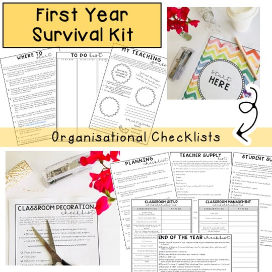 First Year Teacher Survival BUNDLE | New Teacher | Australia