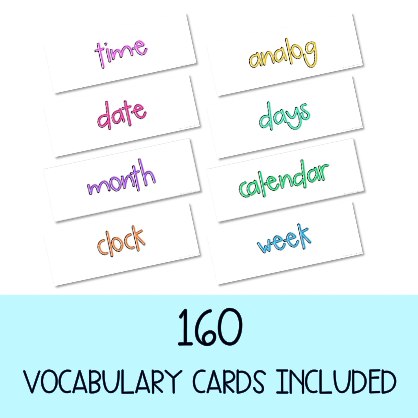 Math Vocabulary Cards | Maths Language | Australian Curriculum Aligned | Grade 2