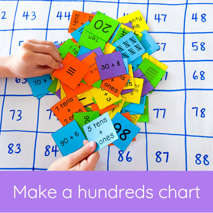 Ordering Numbers Maths Activity - Place Value Math Centres (Grades 1-2)