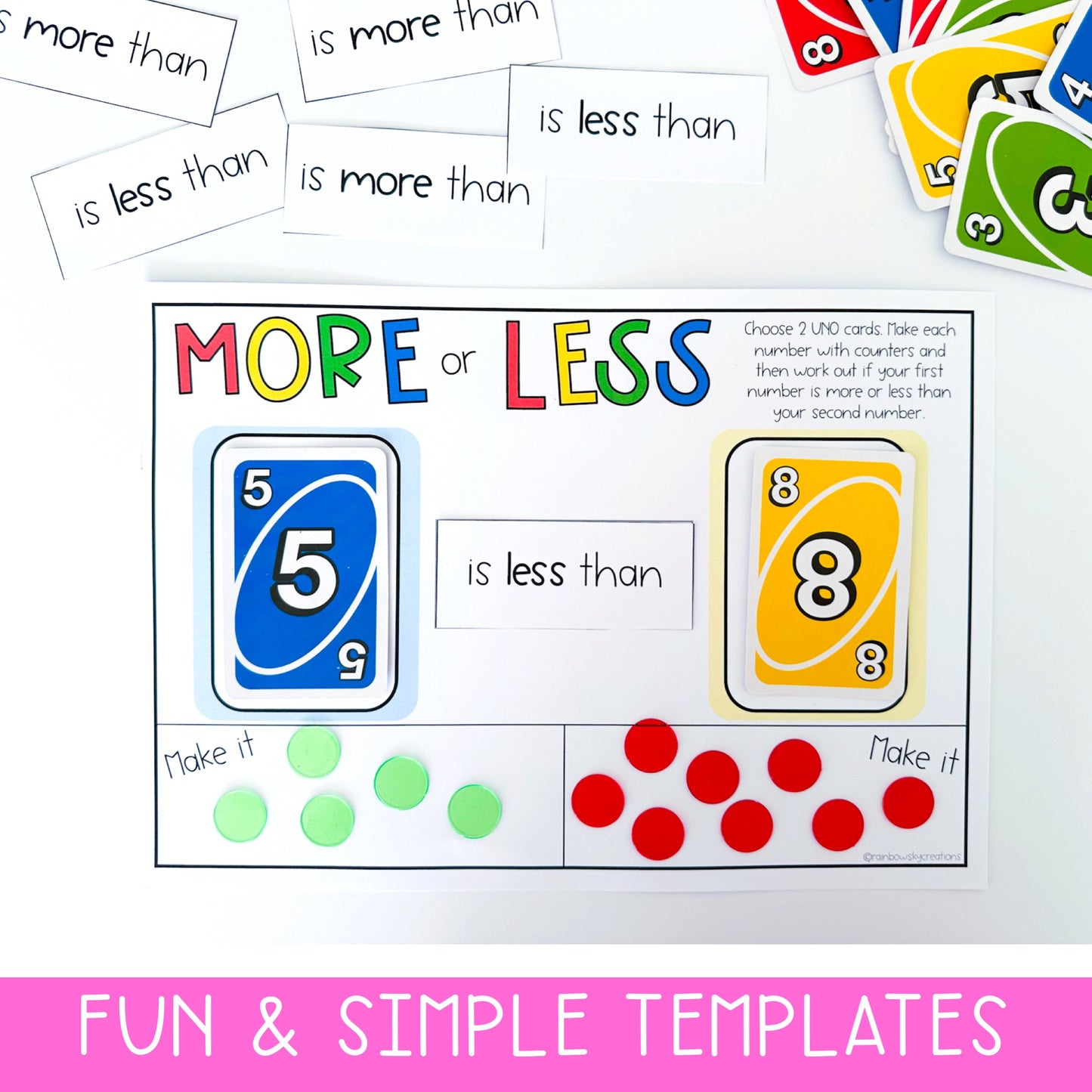 UNO Math Games - Kindergarten (Version 4)