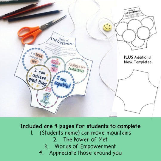 Growth Mindset 3D Display | Social & Emotional Learning