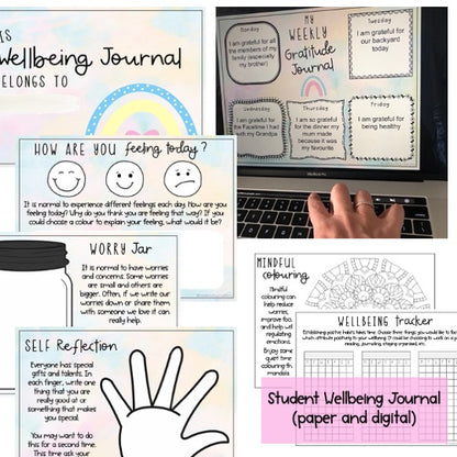 Wellbeing & Gratitude BUNDLE | Grades 3-6