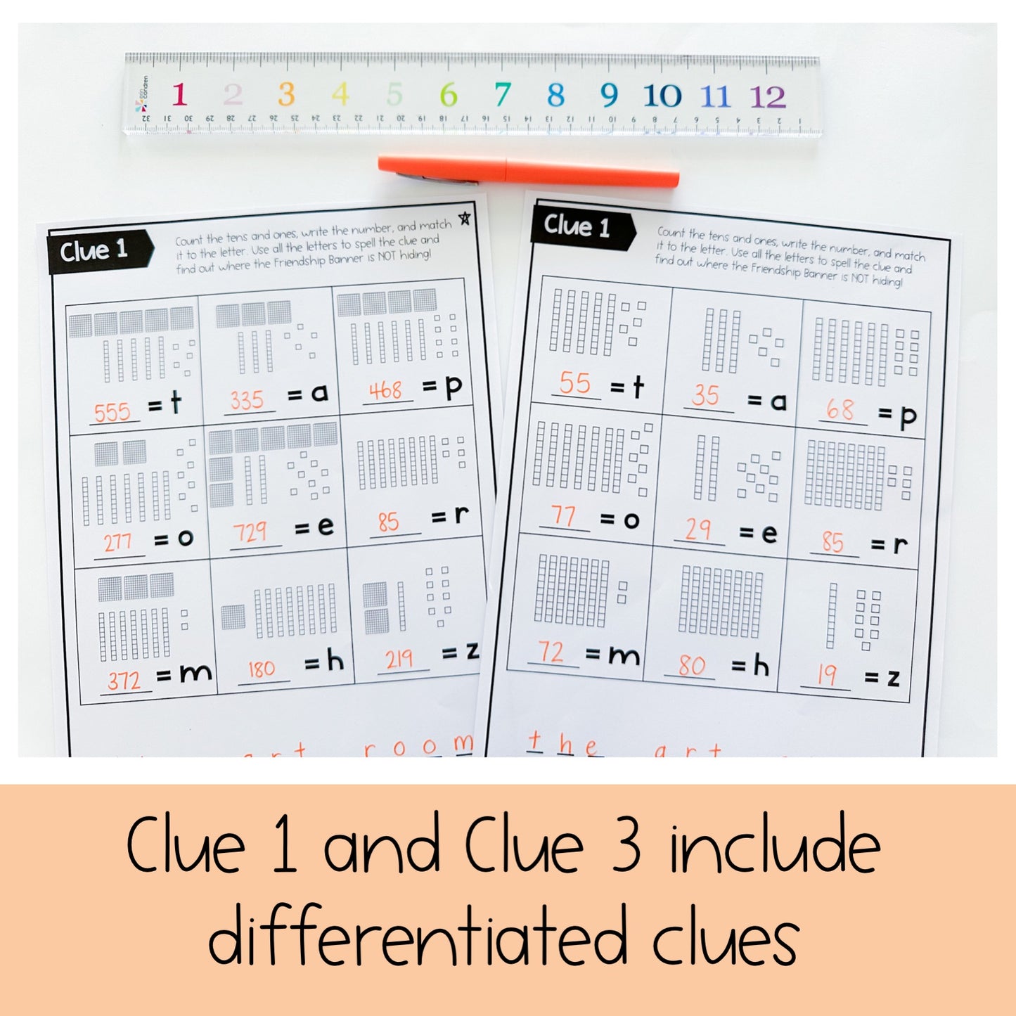 Harmony Day Math Code Cracker - Escape Room (Grade 1-2)