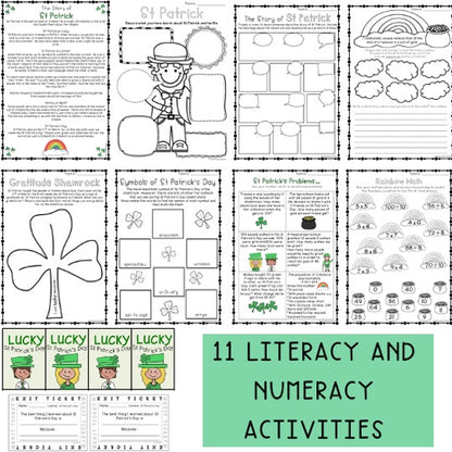 St Patrick's Day Activities | Grades 3-6