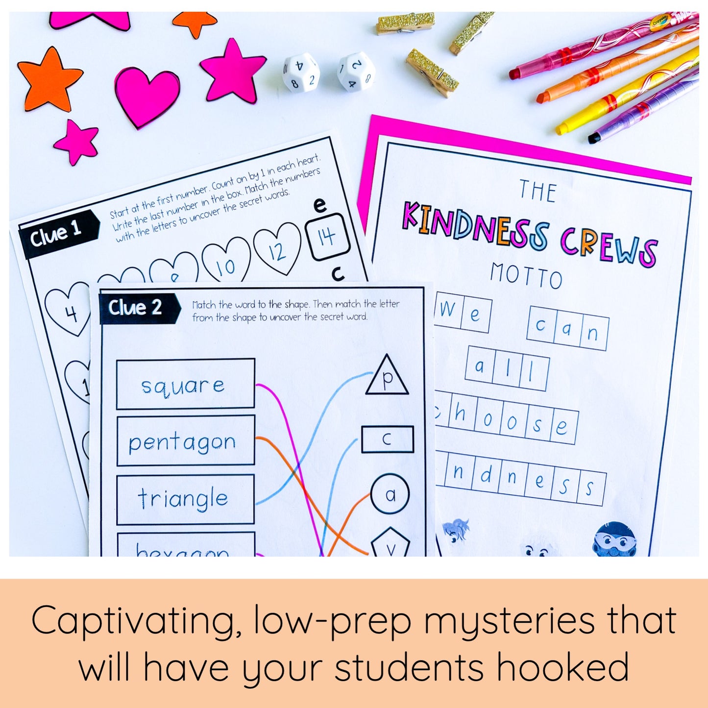 Code Cracker BUNDLE - Escape Room BUNDLE (Grades 1-2)