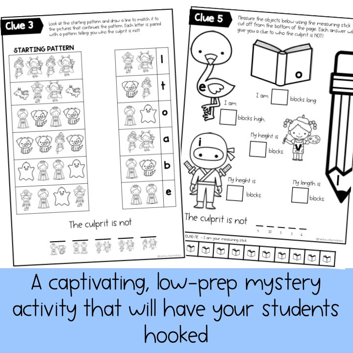 Book Week Math Code Cracker - Grade 1 & 2 Reading Escape Room