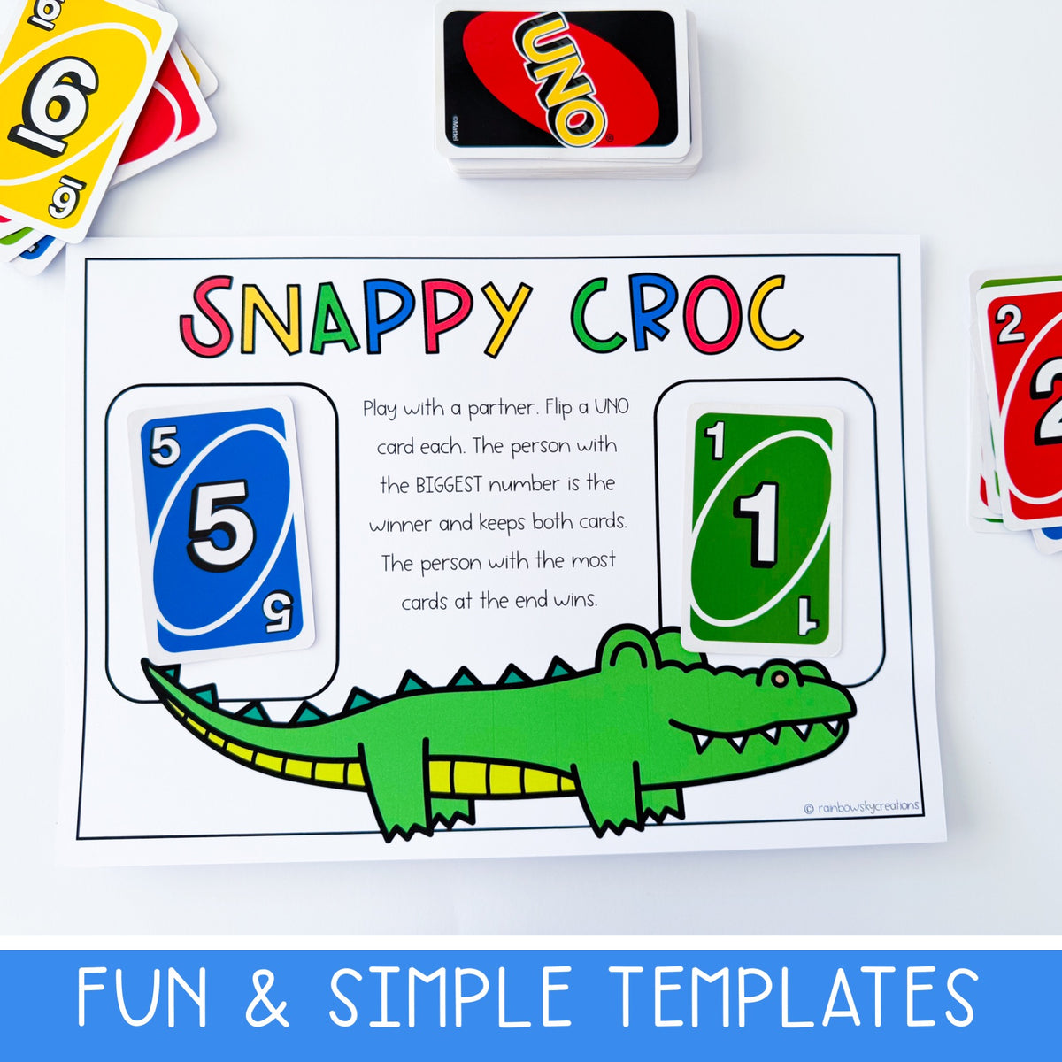 UNO Card Games - Preschool (Version 3)