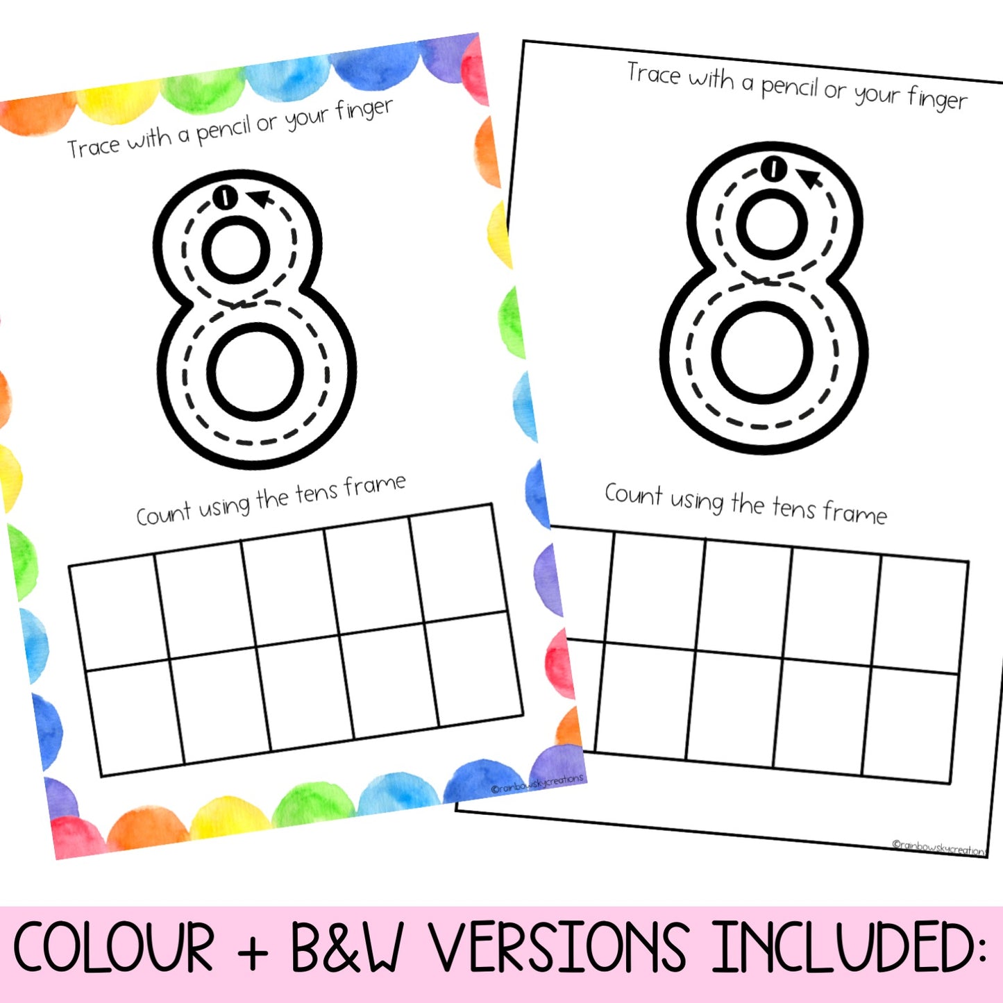 Number Tracing Mats | Kindergarten Math Centre | Kindergarten, Foundation, Prep