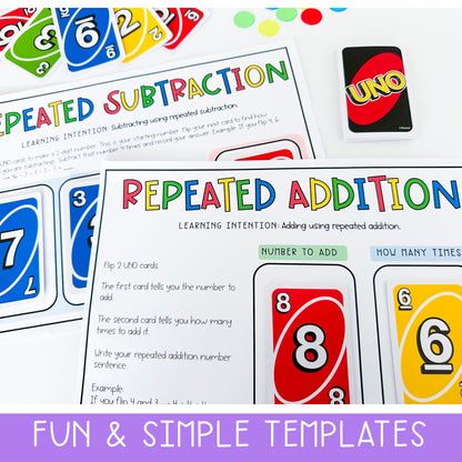 UNO Math Games - Grades 1-2 (Version 4)