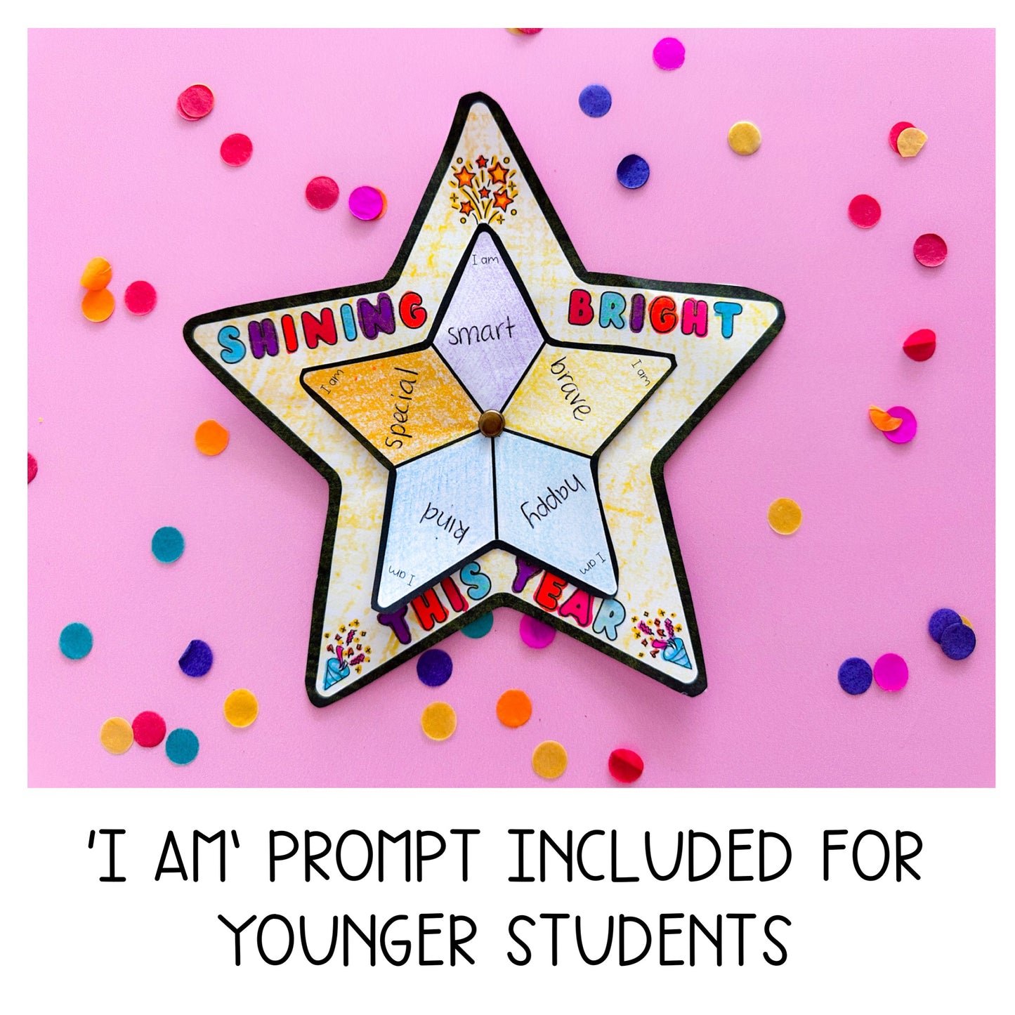 Shining Bright in 2026 - New Year Goal Setting Craft