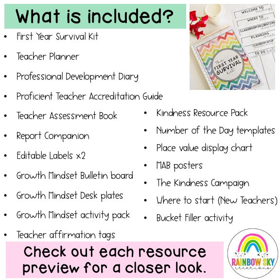 Beginning Year Teacher Resource MEGA BUNDLE | New Teacher Help