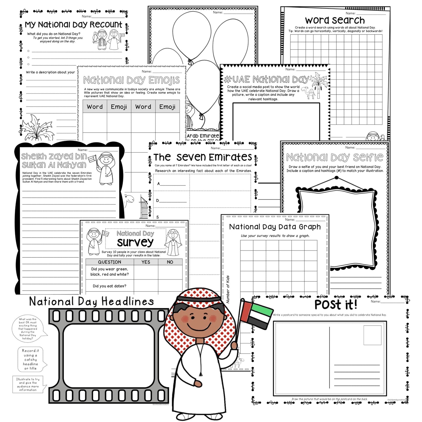 UAE National Day Pack | Grades 3-6