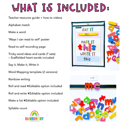 Kindergarten Reading Group Activities | Literacy Block