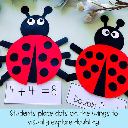 Ladybug Doubles Craft | Ladybird Doubles Lesson | Grade 1