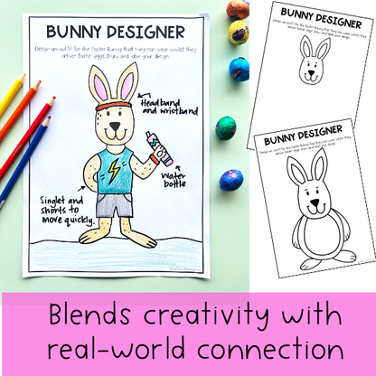 Easter Activities - Easter Worksheets - Easter Creative Thinking - Grades 1-2
