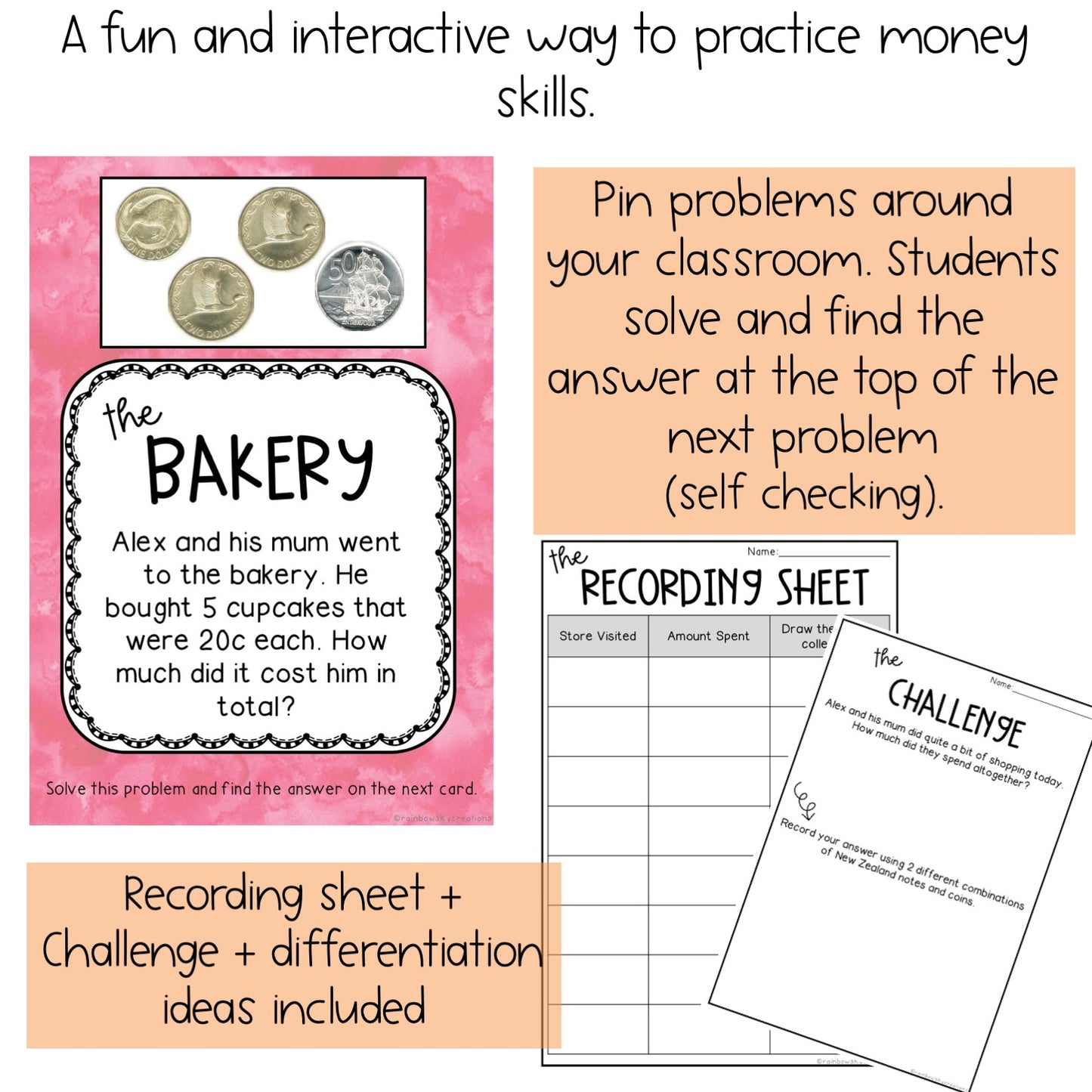 New Zealand Money Investigation | Money Word Problems | Years 1-2