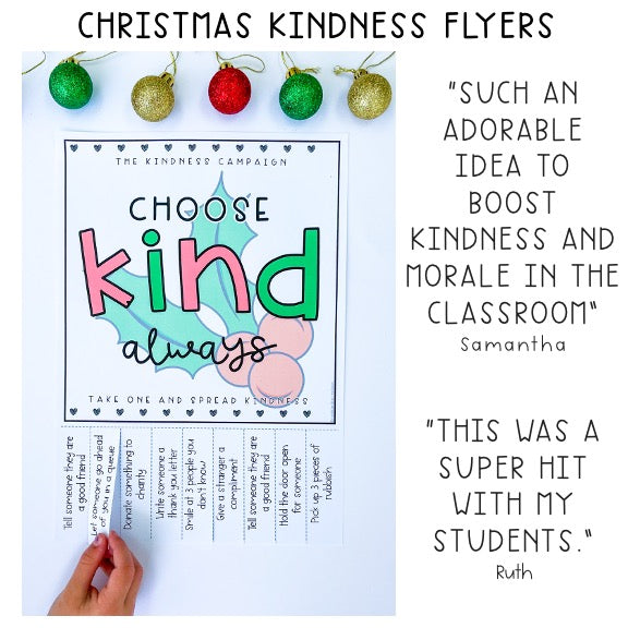 Christmas Kindness BUNDLE | SEL | End Of Year