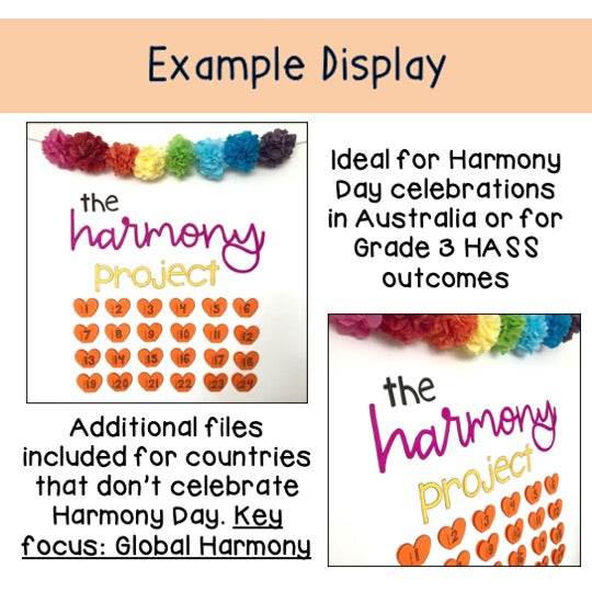 The Harmony Project | Harmony Day | Cultural Diversity | Year 3