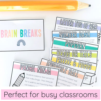 Brain Break BUNDLE / Brain Breaks and Self Regulation
