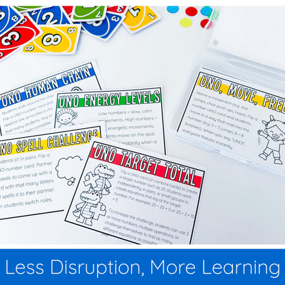 UNO Brain Break Cards