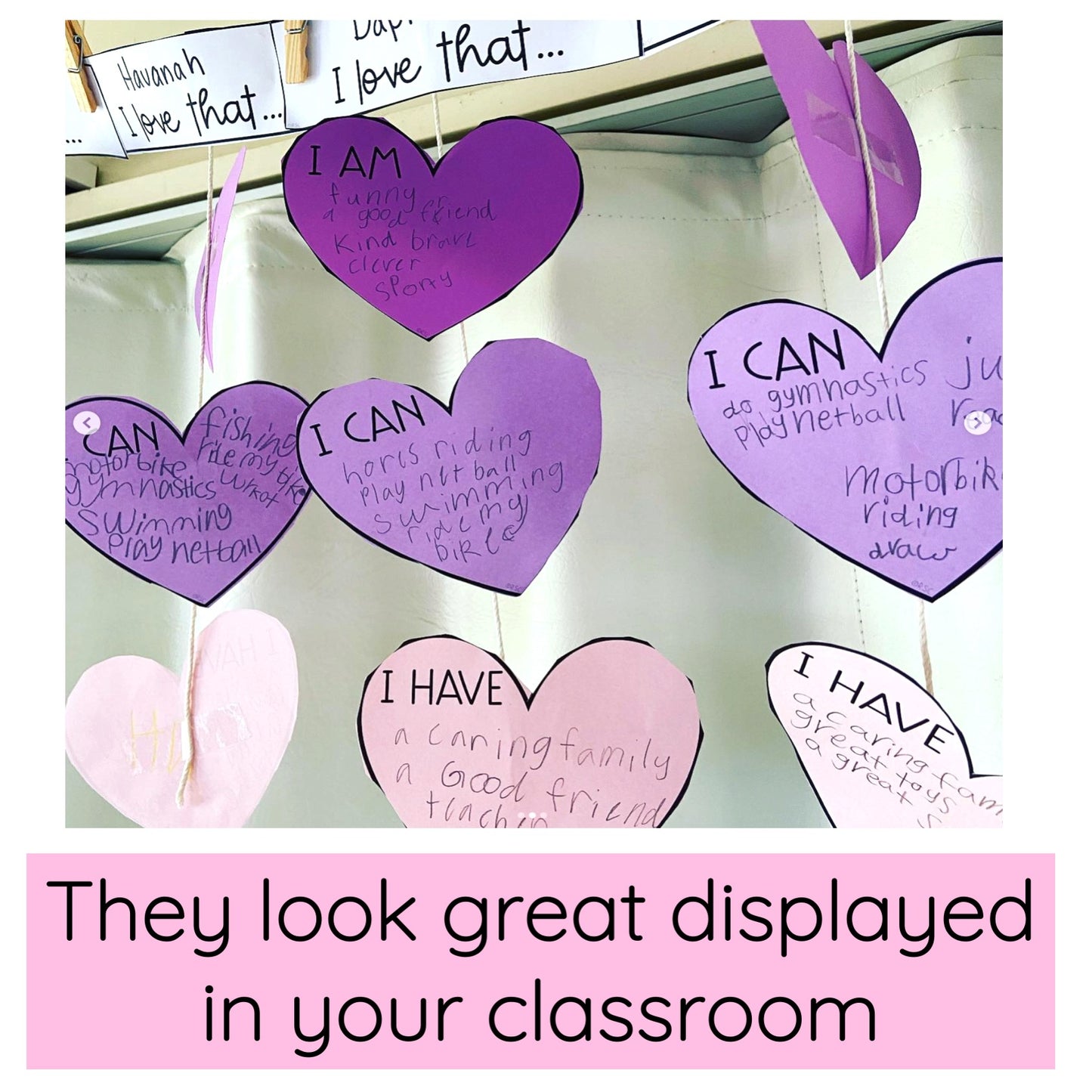 Self Love Heart Display - Valentine's Day Craft