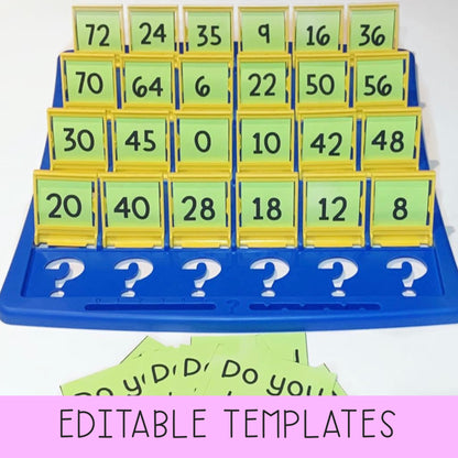 Fluency Game | Number Bonds & Doubles | Addition & Subtraction [Editable]