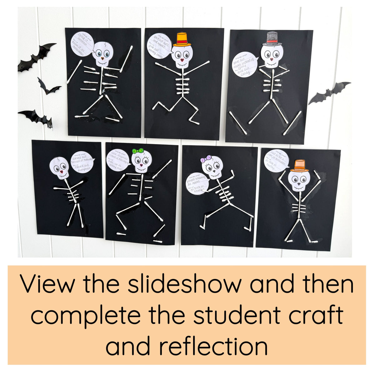 Halloween Powerpoint / Halloween Then and Now PowerPoint and Craft