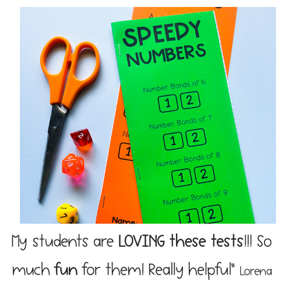 Speedy Numbers Booklet | Addition | Number Bonds Within 10