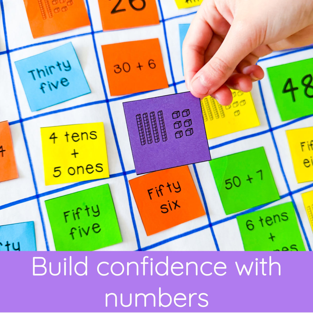 Ordering Numbers Maths Activity - Place Value Math Centres (Grades 1-2)