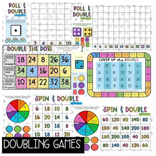 Doubling & Halving Games | Digital Maths Slides [Powerpoint Slides]