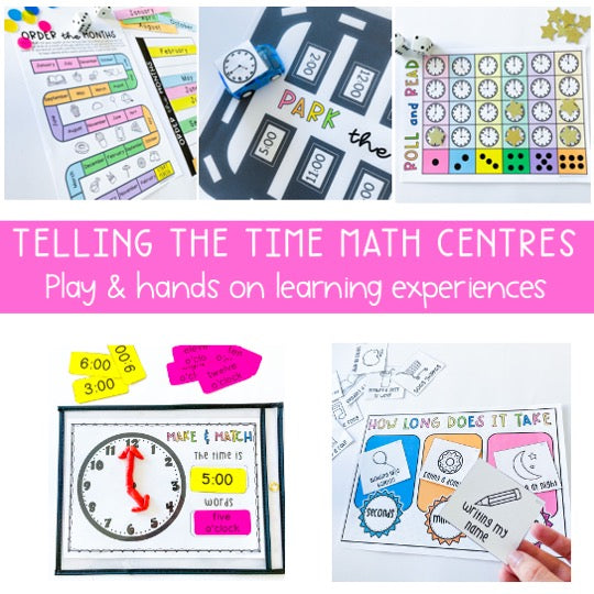 Math Centre BUNDLE | Play & Hands-On Centres | Kindergarten, Foundation, Prep