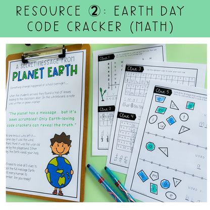 Earth Day BUNDLE | Earth Day Writing and Math Activities